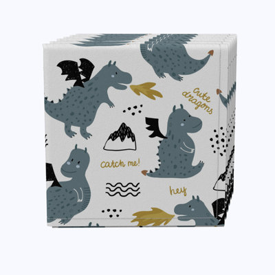 Cotton Twill No Pattern Square Napkin