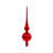 Kurt Adler Un-Lit Peanuts© Glass Snoopy Finial Treetop, 12in