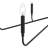 Pilar 6-Light Matte Black Chandelier-127380261