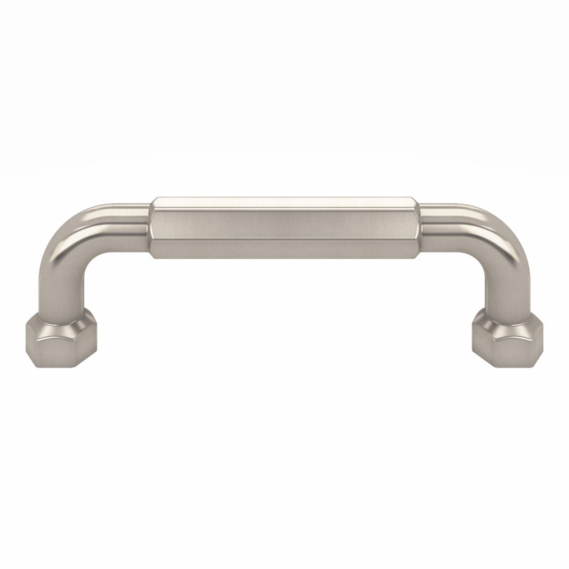 Dustin Bar Pull, Brushed Satin Nickel, 3 3/4" Center To Center