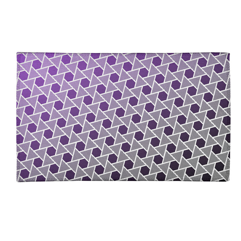 Chenille Geometric Indoor Rug, Rectangle 2' x 3'