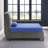 7inch Full Mattress and Pillow Set Breathable Fabric Gel-Infused Memory Foam Mattress, Blue, Mattress in a Box