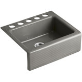 Evenweave Alcott Design On Alcott 25" L x 22" W x 8-5/8" Under-Mount Kitchen Sink with 5 Faucet Holes
