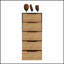 Commode élégante à 5 tiroirs avec construction durable, parfaite pour organiser et rehausser la décoration intérieure.