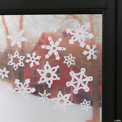 Snowflake Window Clings