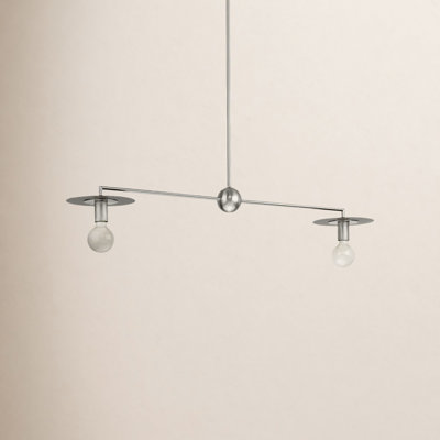 2 - Light Dimmable Kitchen Island Chandelier