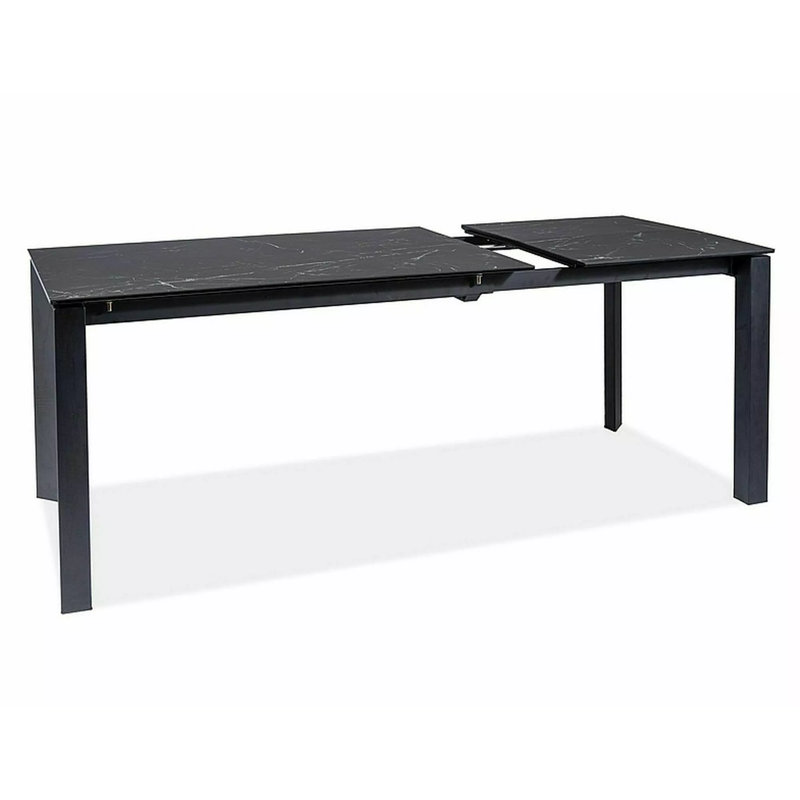 Table Metropol White 120(180), Black