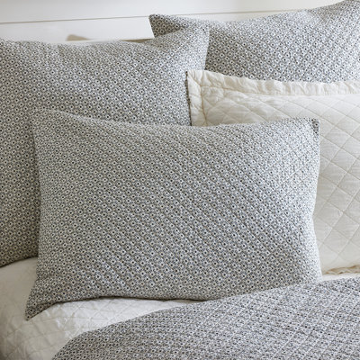 Dotted Vine Quilted 100% Cotton Sham