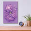 «Lavender Chrysanthemums» par Incado, art mural en verre acrylique-591738883
