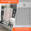 Hotte de cuisine 48 pouces à 4 vitesses avec contrôle tactile et détection des mouvements et hotte de cuisine en acier inoxydable avec 4 lumières DEL