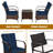 2 - Person Patio Conversation Set with Cushions-1575661271