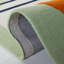 Tapis vert / noir en laine fait à la main Felipe-70741812