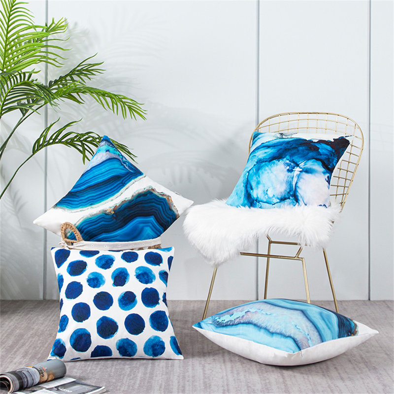 Housse de coussin d'extérieur carré Impression KD126