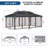 20 Ft. W x 12 Ft. D Aluminum Patio Gazebo