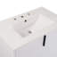 Meuble-lavabo de 30 po avec lavabo en céramique et tiroirs pleine extension, glissières de tiroir à fermeture en douceur, conception cannelée-97610573