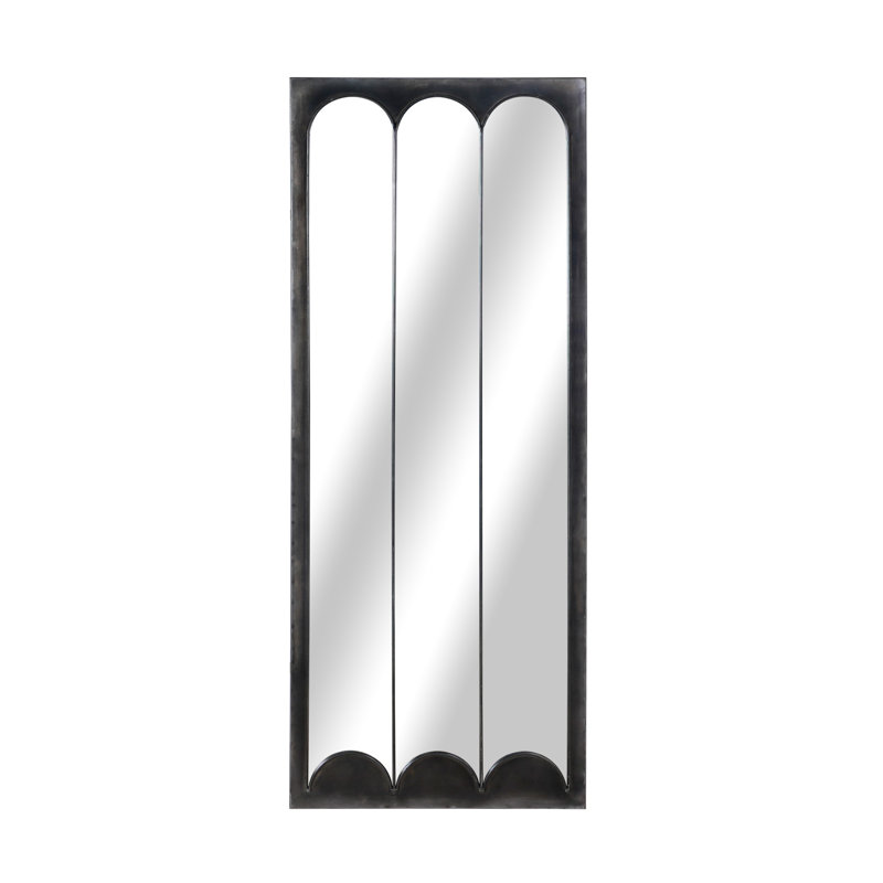 Miroir d'appoint mural pleine longueur industriel