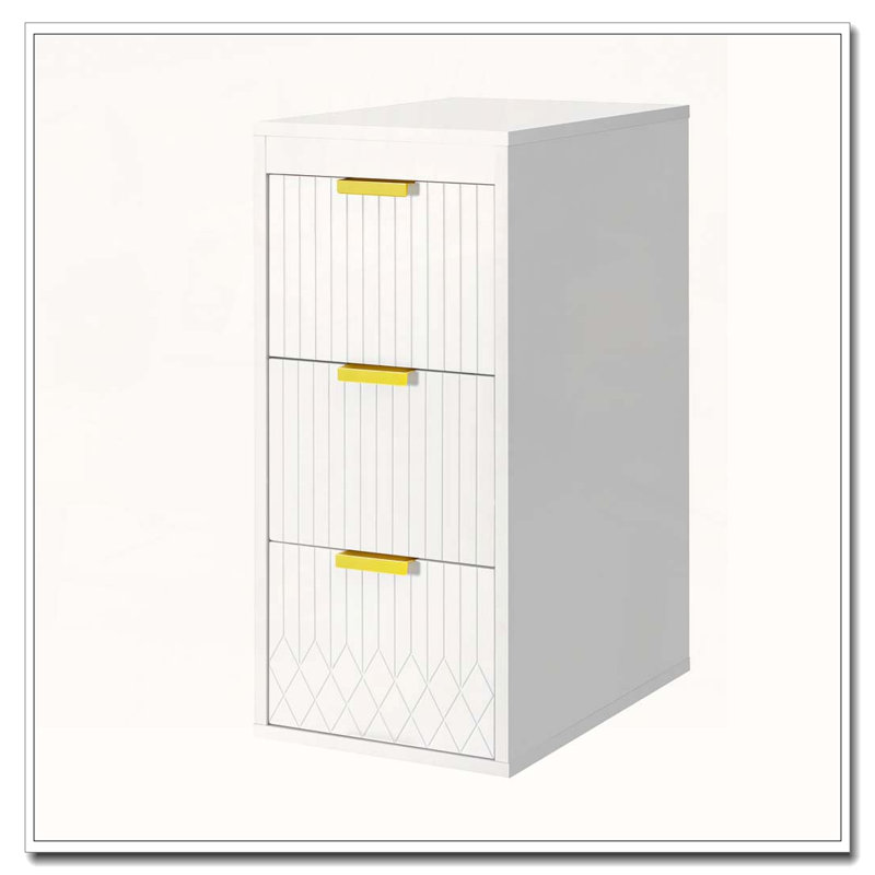 Multifunctional Wall Mounted Floating Cabinet with Drawers, White