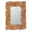 Palm Rectangle Rattan Mirror
