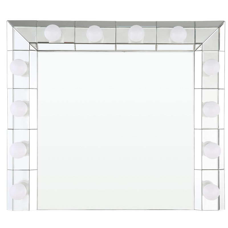 Miroir d'appoint à miroir Dominic (assemblé)