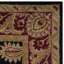 Tapis noir / bourgogne en laine touffeté à la main Bromley-18966774