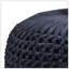 Pouf rond en velours bleu marine Renee-1124313367