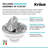KRAUS Bellucci 30 in. Undermount Workstation Granite Kitchen Sink with Accessories-53212479