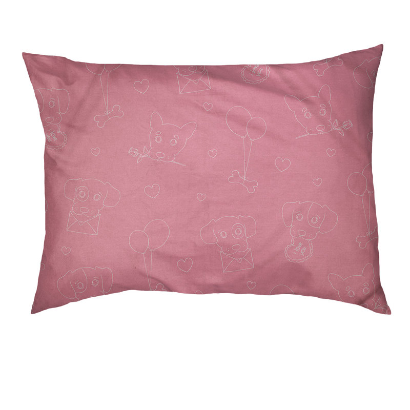 Coussin pour chien d’extérieur st day, Très grand (l 50 po x P 40 po x H 7 po), Rose