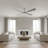  Launceton 72 Indoor Ceiling Fan with Light Grey Weathered Oak ABS blades and Handheld Remote-48549471-48549472