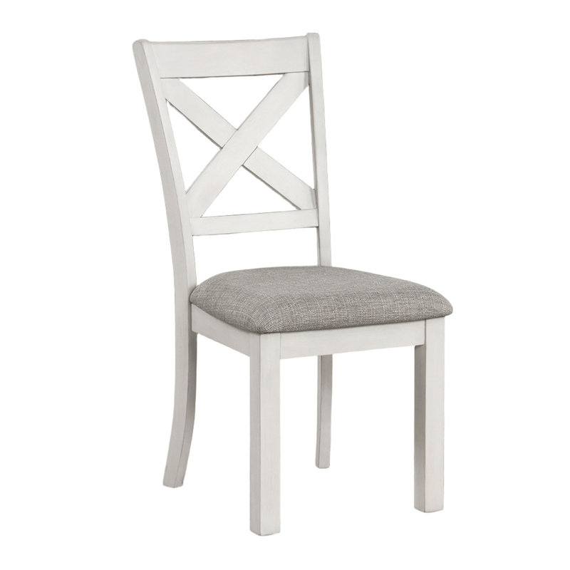 Mobilier de salle à manger rustique en chêne blanc 2 pièces Farmhouse