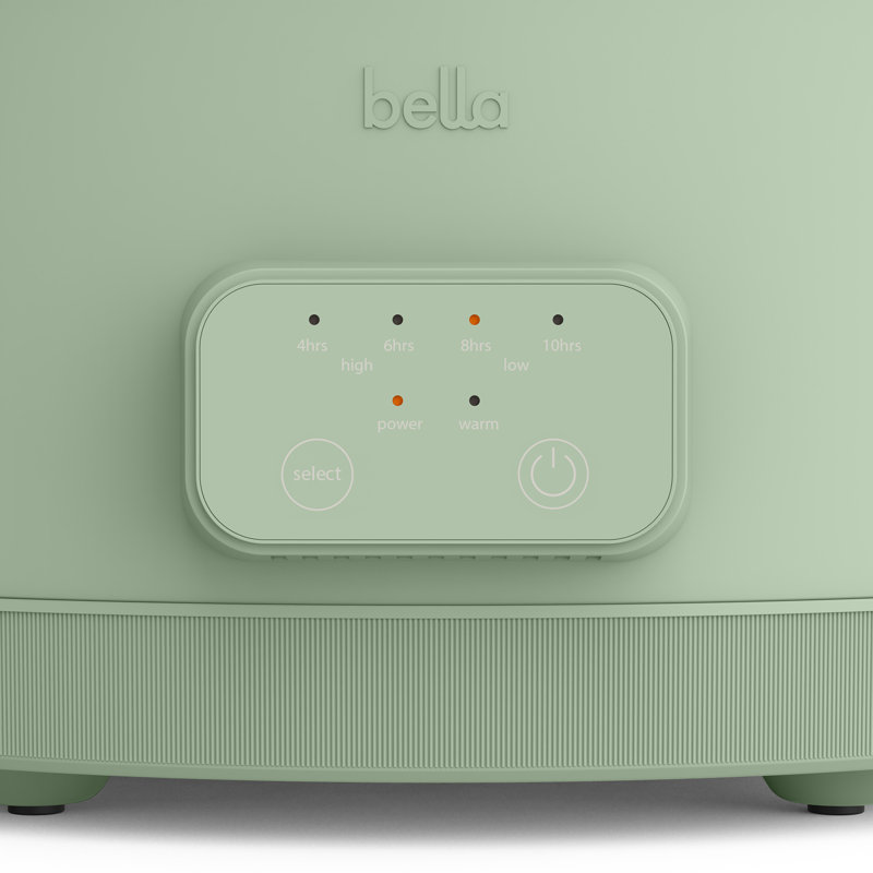 Bella 6.0 QT Programmable Slow Cooker, Seaglass