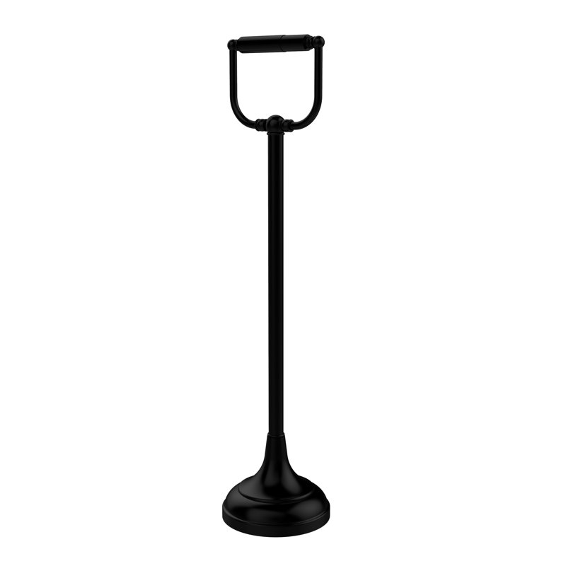 Porte-papier hygiénique debout Gober, Noir mat