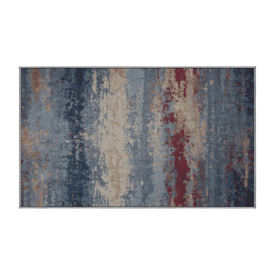 Tapis gris lavable à la machine