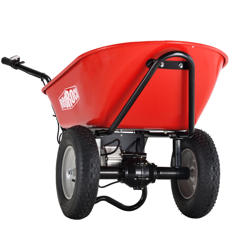 Brouette utilitaire pour charrette à charrette 24V DC 180W avec capacité maximale de 330Lbs (150Kgs)