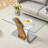 Tempered Glass Countertop Rectangular Coffee Table