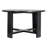 Elegant Acacia Trestle Round Coffee Table-2005853320