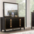 Commode 6 tiroirs avec miroir Fersith