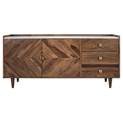 Cora Rose 62.9'' W Solid Wood Sideboard