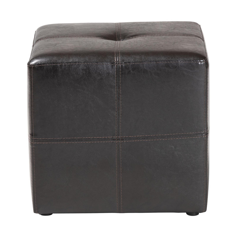 Jolea Faux Leather Ottoman
