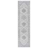 Clover Oriental Area Rug in Grey / Sage