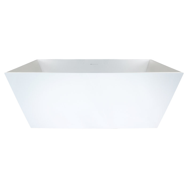 Bellevue 60'' L Soaking Bathtub, Matte White