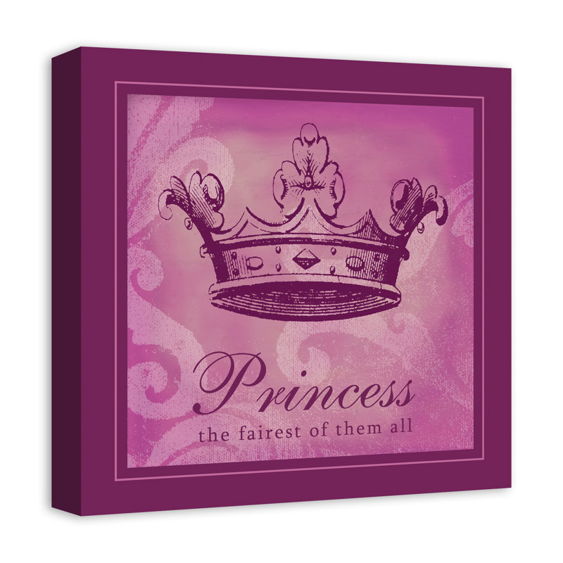 The Fairest Princess Print On Canvas; B4A6B832CE474BD59F9A1AE59E876AD9 Square, 16" H x 16" W x 1.25" D