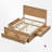 Wood Platform Bed With 6 Drawers-114238014