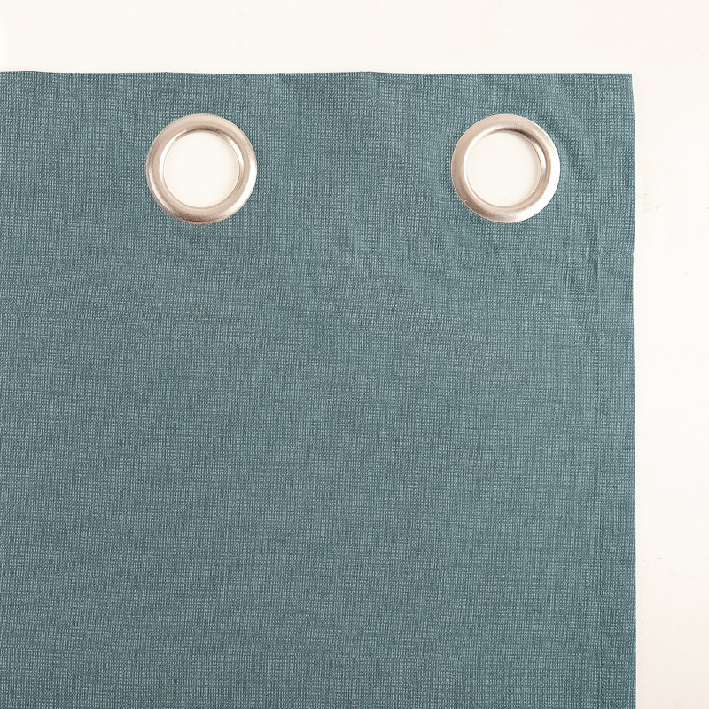 Mineral Blue Blackout Thermal Insulated Grommet Curtain Panel