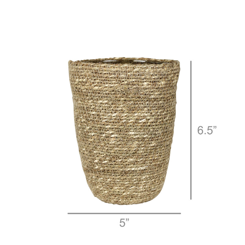 Bougie ouragan en verre Sharvil, H 6,50 po x l 5 po x P 5 po