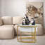 Adeliah Frame Coffee Table with Storage-1639450618