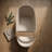 57" Freestanding Soaking Bathtub, Stone Resin Solid Surface, Pop-Up Drain, Overflow