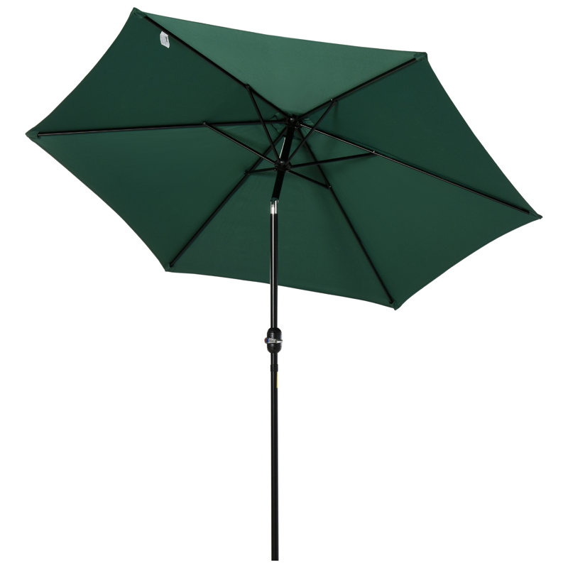 260cm Market Parasol, Green