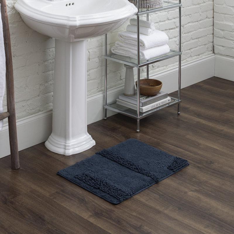 Tapis de bain lavable à la machine antidérapant Laverne, L 17 po x L 24 po, Tombée de la nuit