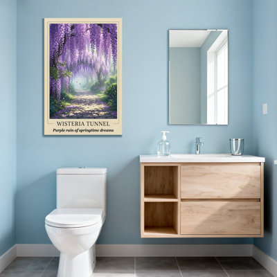 Landscape & Nature Wisteria Tunnel Purple Rain Springtime Dreams