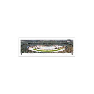 2020 NHL Winter Classic, Dallas Stars vs Nashville Predators - 44x18-inch  Double Mat, Deluxe Framed Picture by Blakeway Panoramas